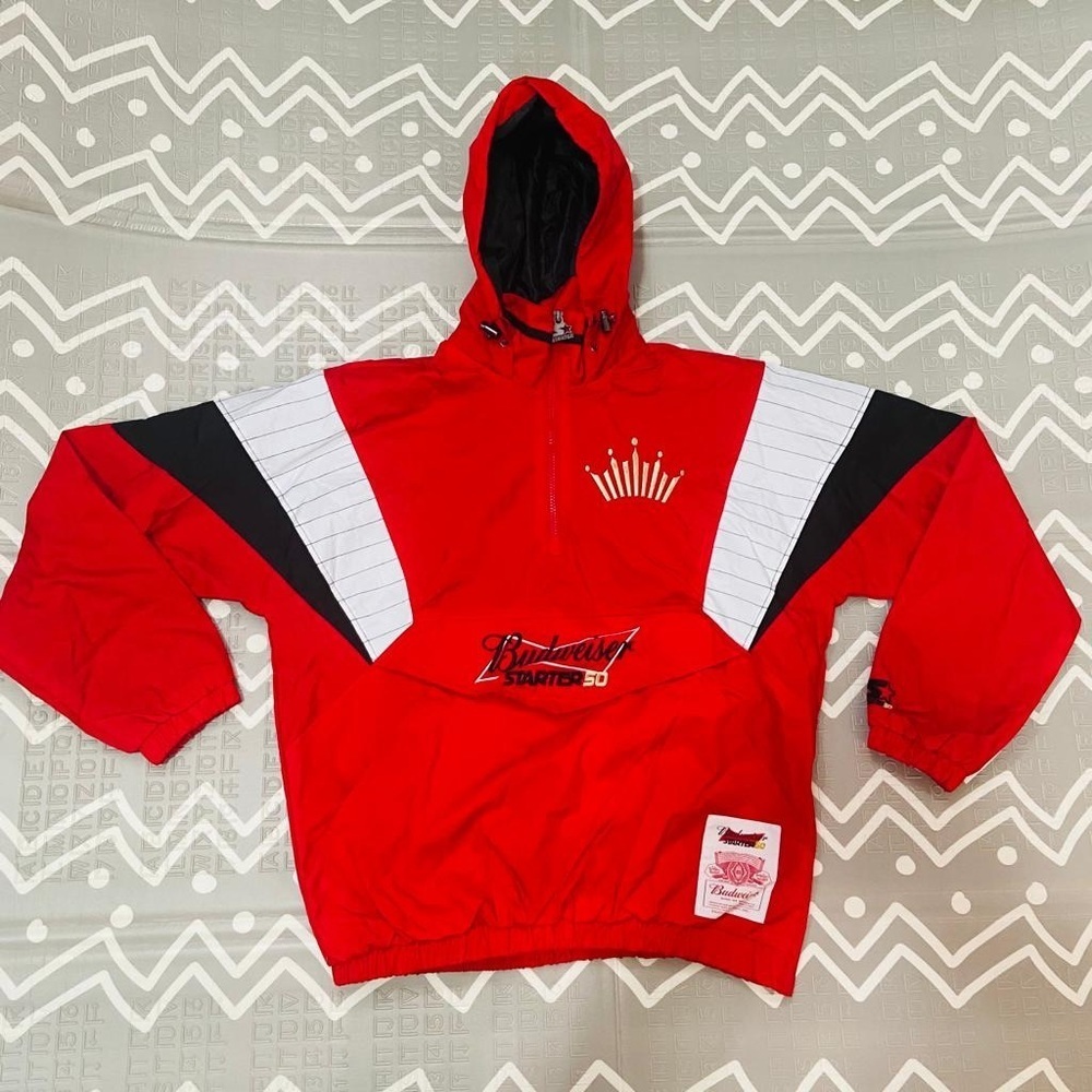 Starter vintage retro jacket coat 
Special edition Budweiser